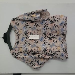 Cute 100% linen summer blouse